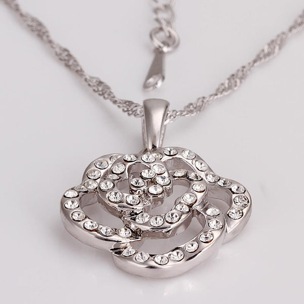 White Gold Necklace LSN463