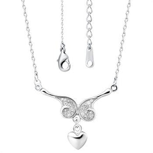 White Gold Plated Necklace LSN464