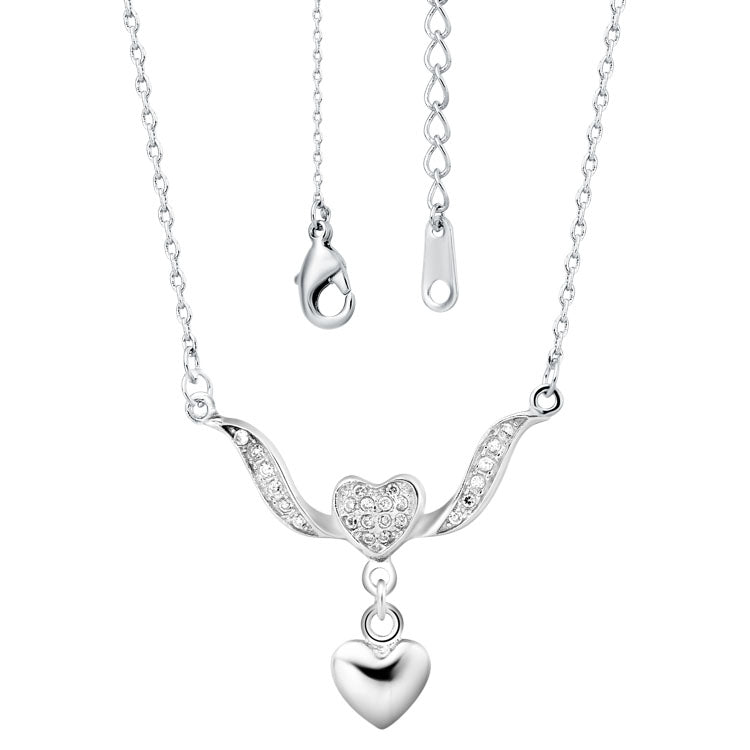 White Gold Plated Necklace LSN470