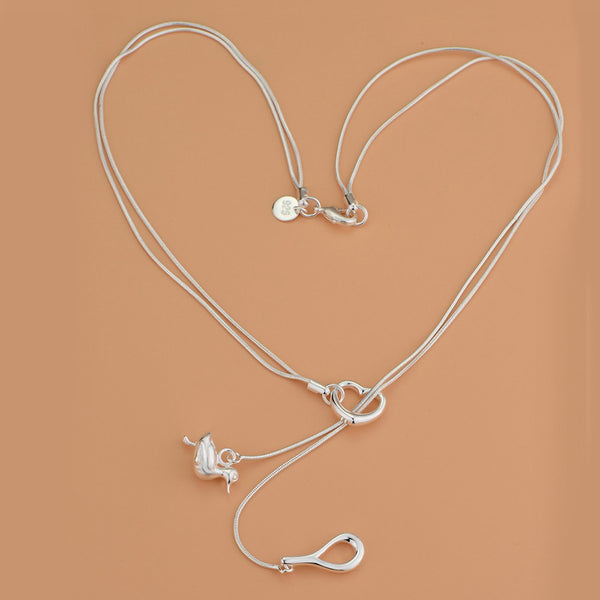 Silver Necklace LSN484