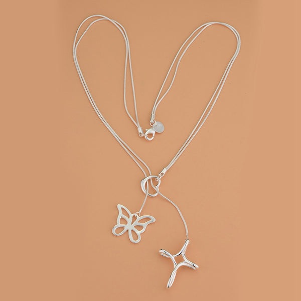 Silver Necklace LSN486
