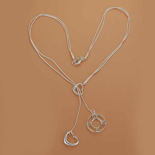 Silver Necklace LSN487