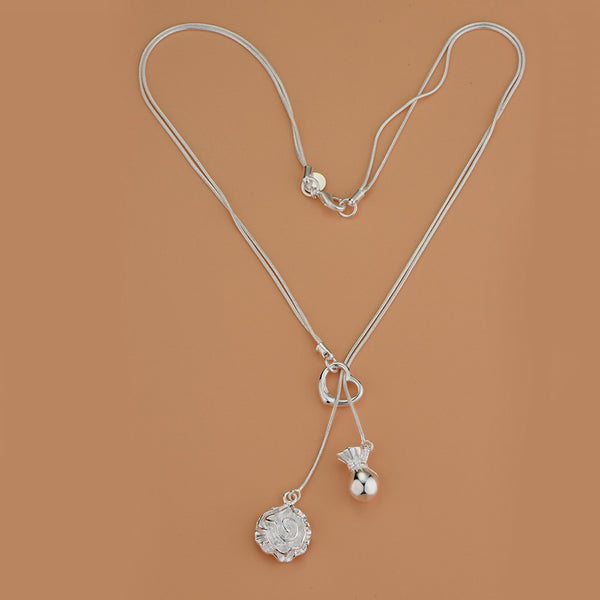 Silver Necklace LSN488