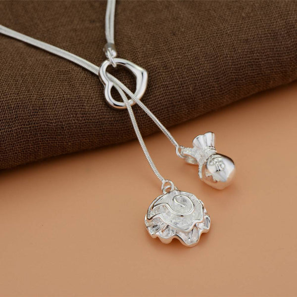 Silver Necklace LSN488