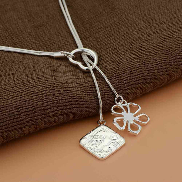 Silver Necklace LSN492