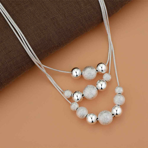 Silver Necklace LSN493