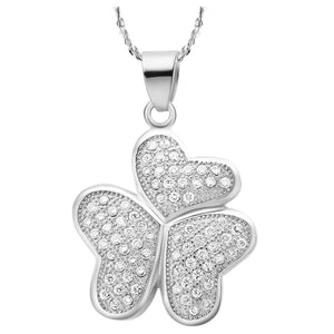 White Gold Plated Necklace LSN503