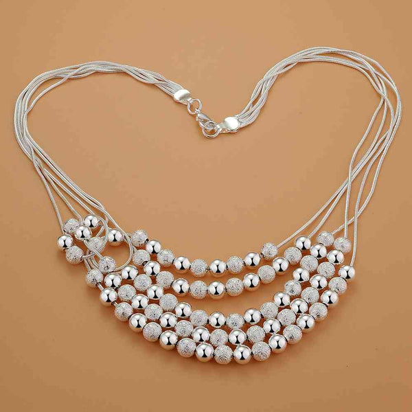 Silver Necklace LSN506