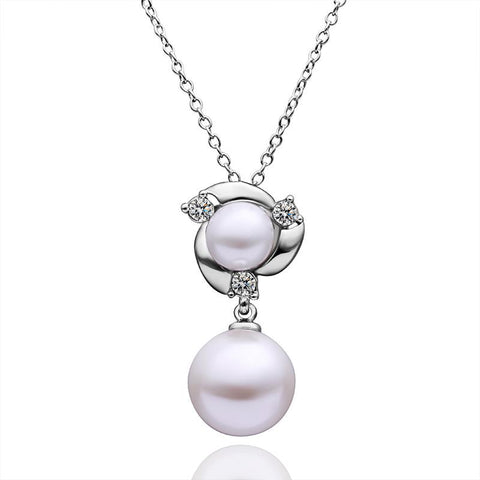 White Gold Necklace LSN521