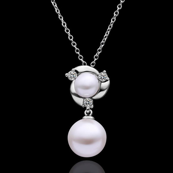 White Gold Necklace LSN521