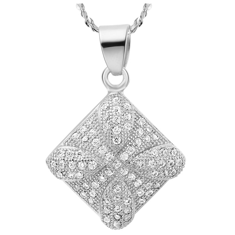 White Gold Necklace LSN535