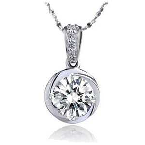 White Gold Necklace LSN573