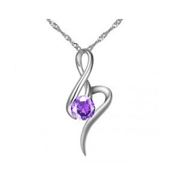 White Gold Necklace LSN578