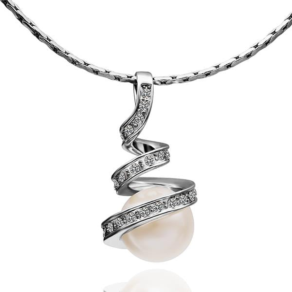 White Gold Necklace LSN589