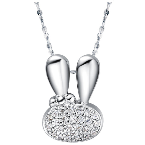 White Gold Necklace LSN605