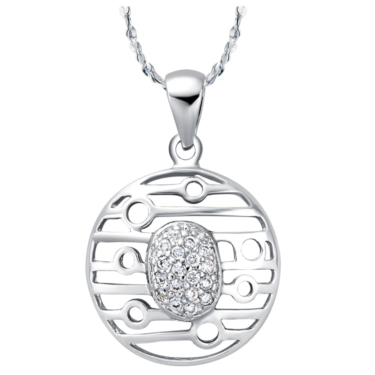 White Gold Necklace LSN611