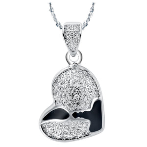 White Gold Plated Necklace LSN621