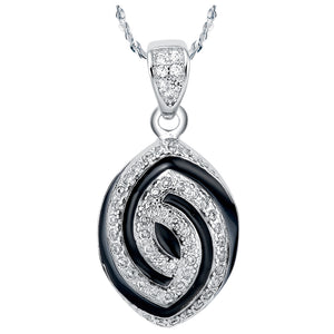 White Gold Plated Necklace LSN624