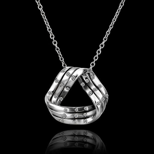 White Gold Necklace LSN635