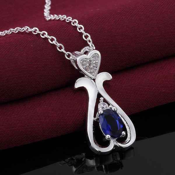 Silver Necklace LSN664-B