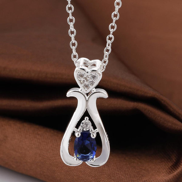 Silver Necklace LSN664-B