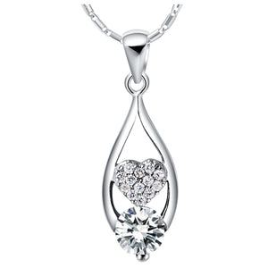 White Gold Necklace LSN668