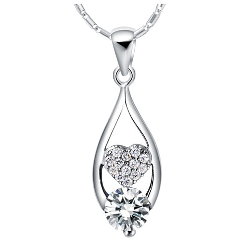 White Gold Necklace LSN668