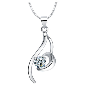 White Gold Necklace LSN701