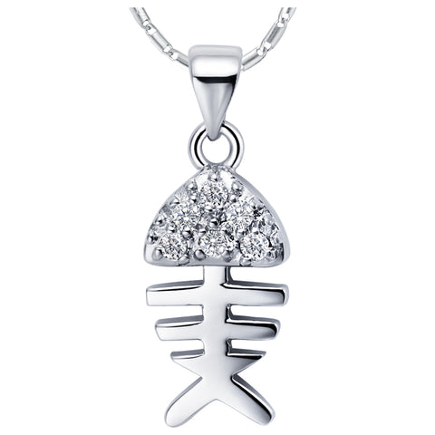 White Gold Necklace LSN721