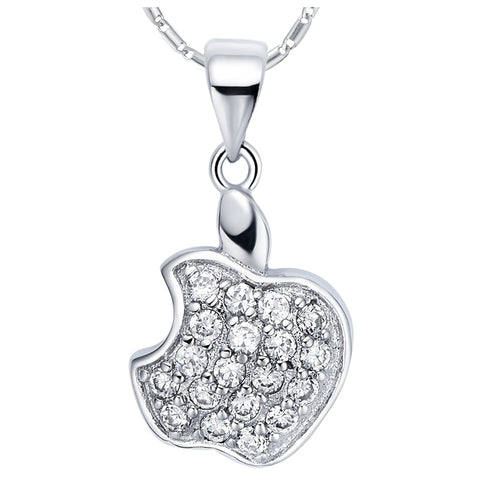 White Gold Plated Necklace LSN725