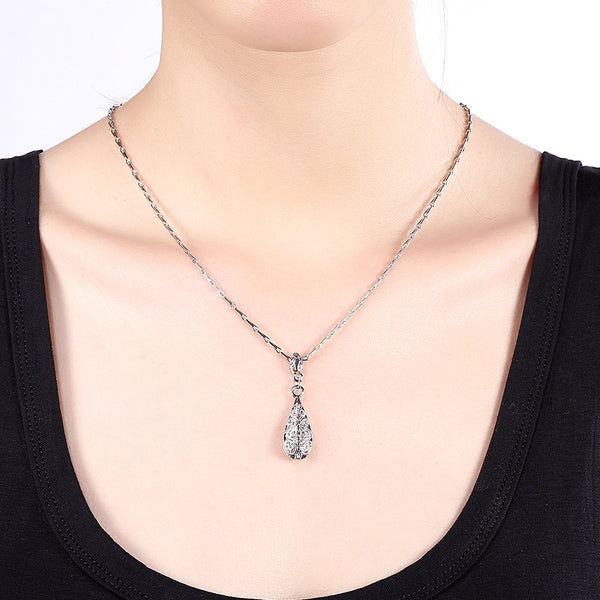 White Gold Necklace LSN749