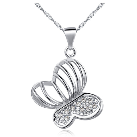 White Gold Necklace LSN818