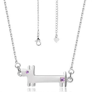 White Gold Necklace LSN832