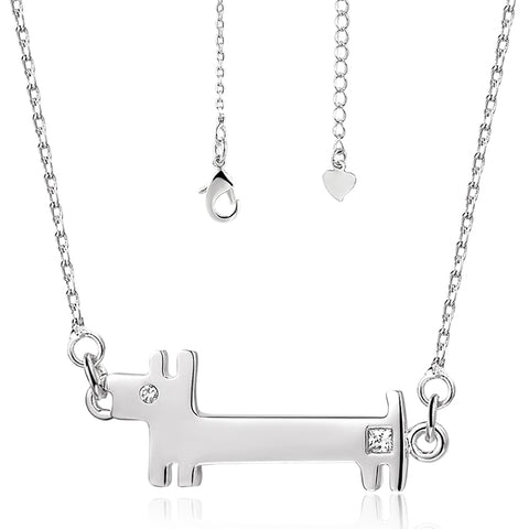 White Gold Necklace LSN833