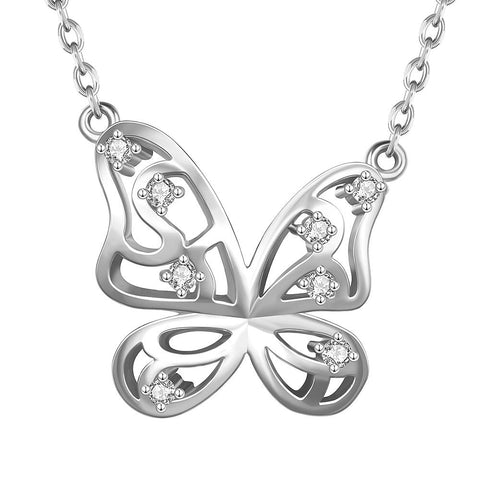 White Gold Necklace LSN846-C