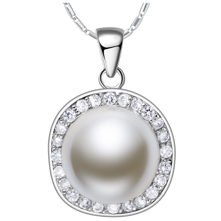 White Gold Plated Necklace LSN850