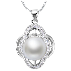 White Gold Plated Necklace LSN853