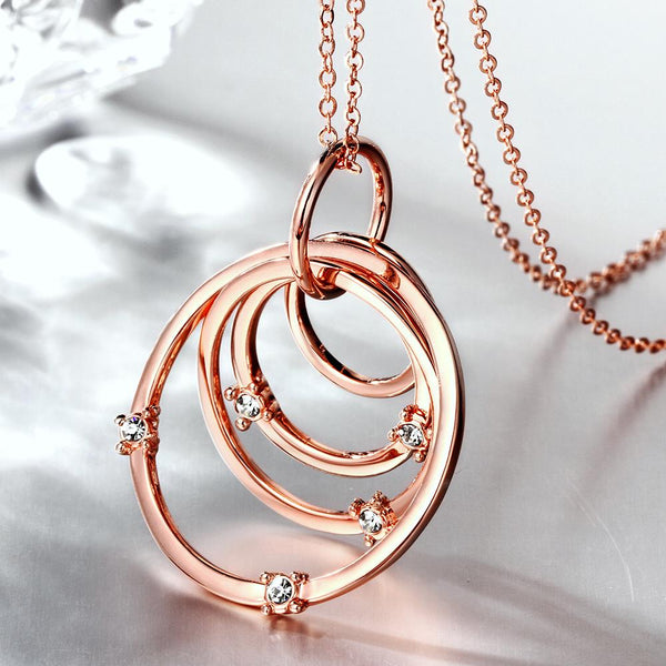 Rose Gold Necklace LSN866-C