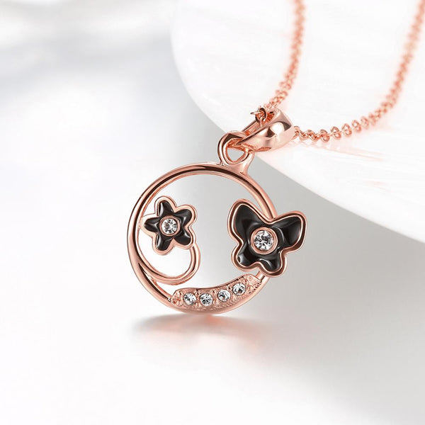 Rose Gold Necklace LSN873-C