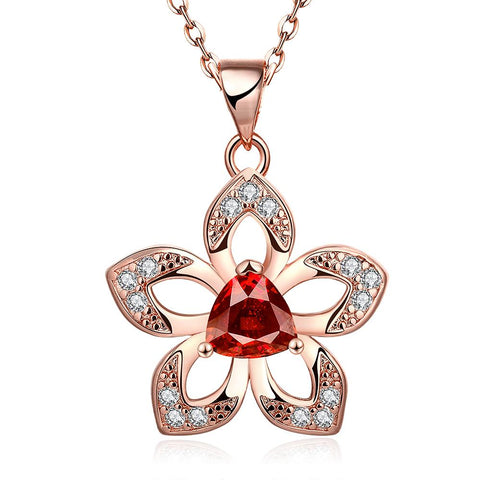 Rose Gold Necklace LSN892-C