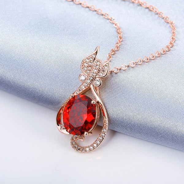 Rose Gold Necklace LSN894-C