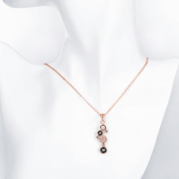 Rose Gold Necklace LSN903-C