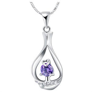 White Gold Necklace LSN907