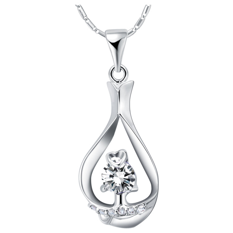 White Gold Necklace LSN908