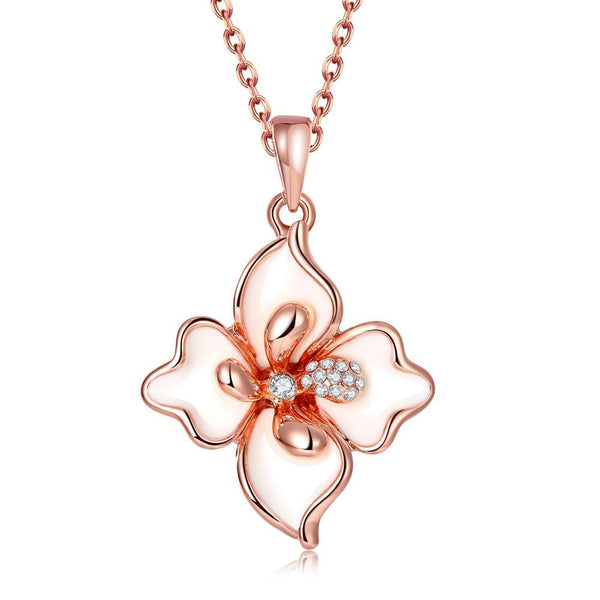 Rose Gold Necklace LSN916-B