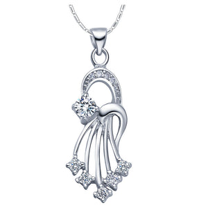 White Gold Necklace LSN916