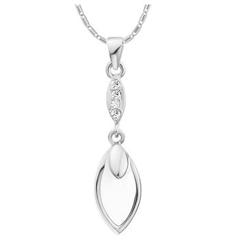 White Gold Necklace LSN933