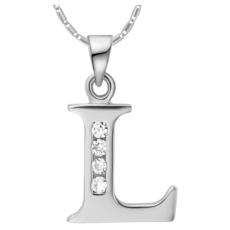 White Gold Plated Necklace LSN981