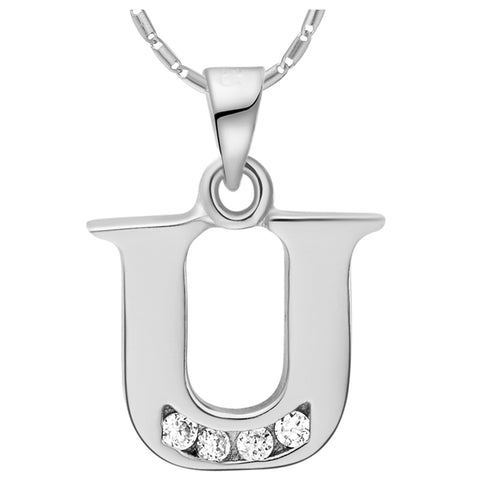 White Gold Plated Necklace LSN999