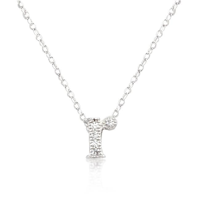 Micro-Pave Initial R Pendant - P11408R-C01-R